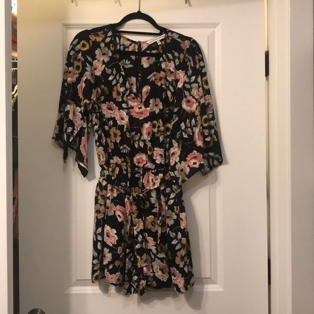 Cupcakes and cashmere printed romper, size L
